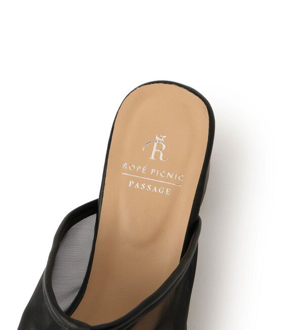 ROPE PICNIC PASSAGE「スクエアトゥチュールミュール」|パンプス|