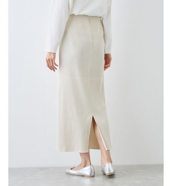 Rope&rsquo;Picnic「トタンテレコ Iラインリブニットスカート」|スカート|
