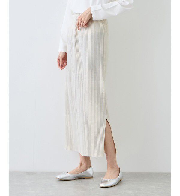 Rope&rsquo;Picnic「トタンテレコ Iラインリブニットスカート」|スカート|