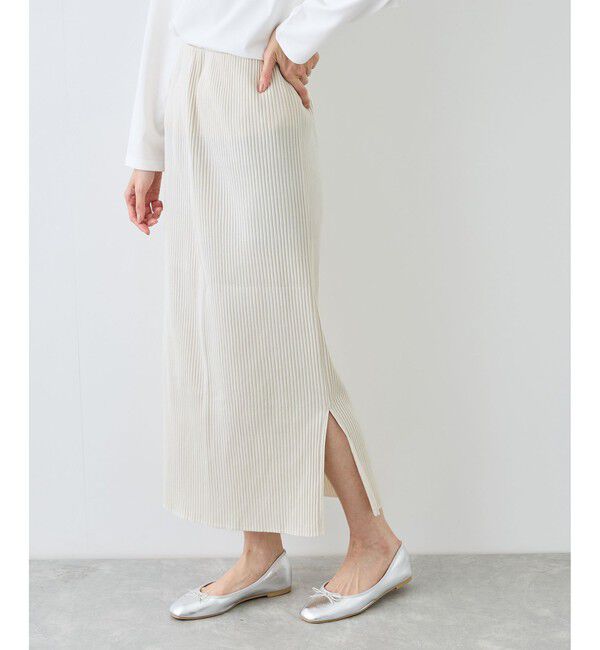 Rope&rsquo;Picnic「トタンテレコ Iラインリブニットスカート」|スカート|