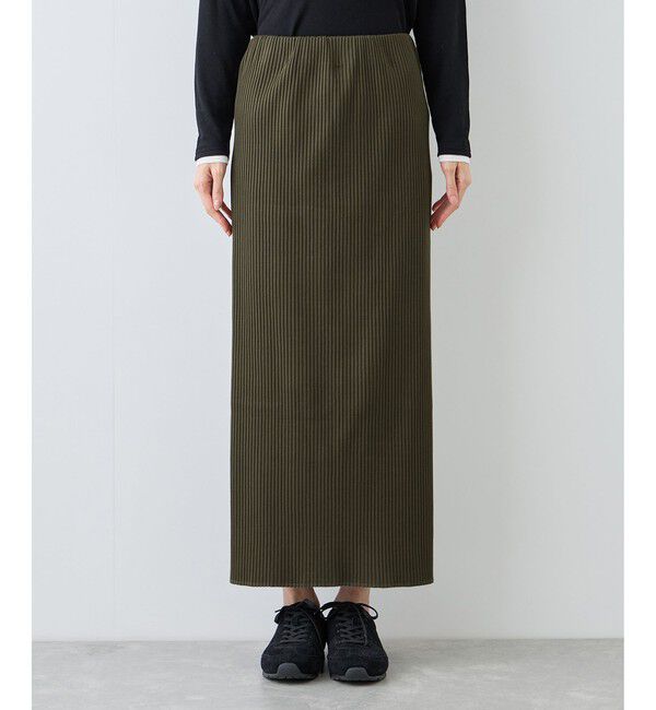 Rope&rsquo;Picnic「トタンテレコ Iラインリブニットスカート」|スカート|