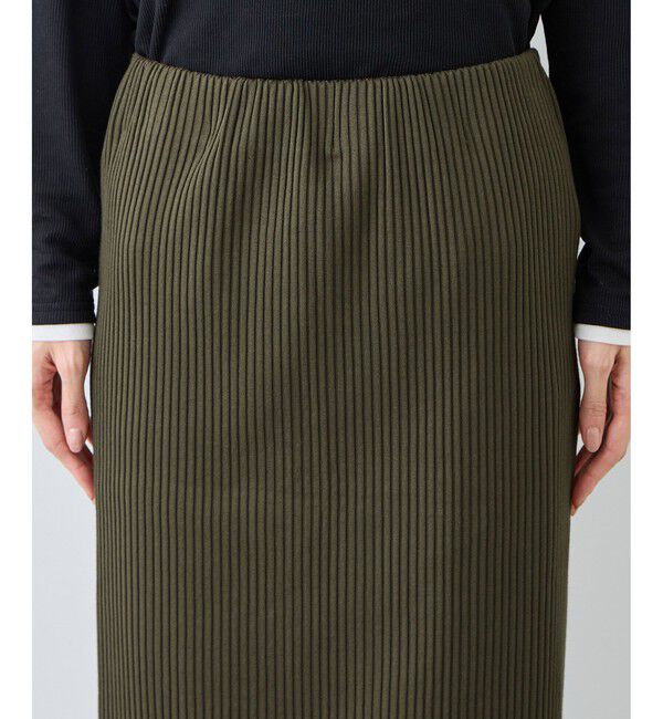 Rope&rsquo;Picnic「トタンテレコ Iラインリブニットスカート」|スカート|