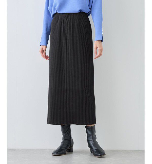 Rope&rsquo;Picnic「トタンテレコ Iラインリブニットスカート」|スカート|