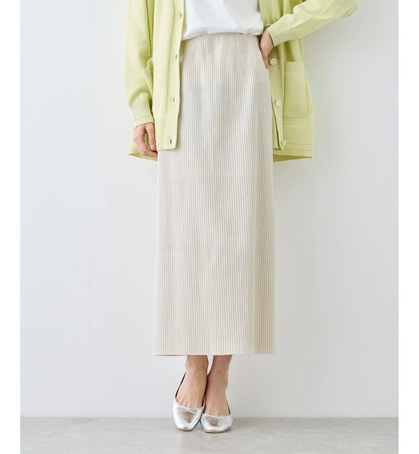 Rope&rsquo;Picnic「トタンテレコ Iラインリブニットスカート」|スカート|キナリ(16)