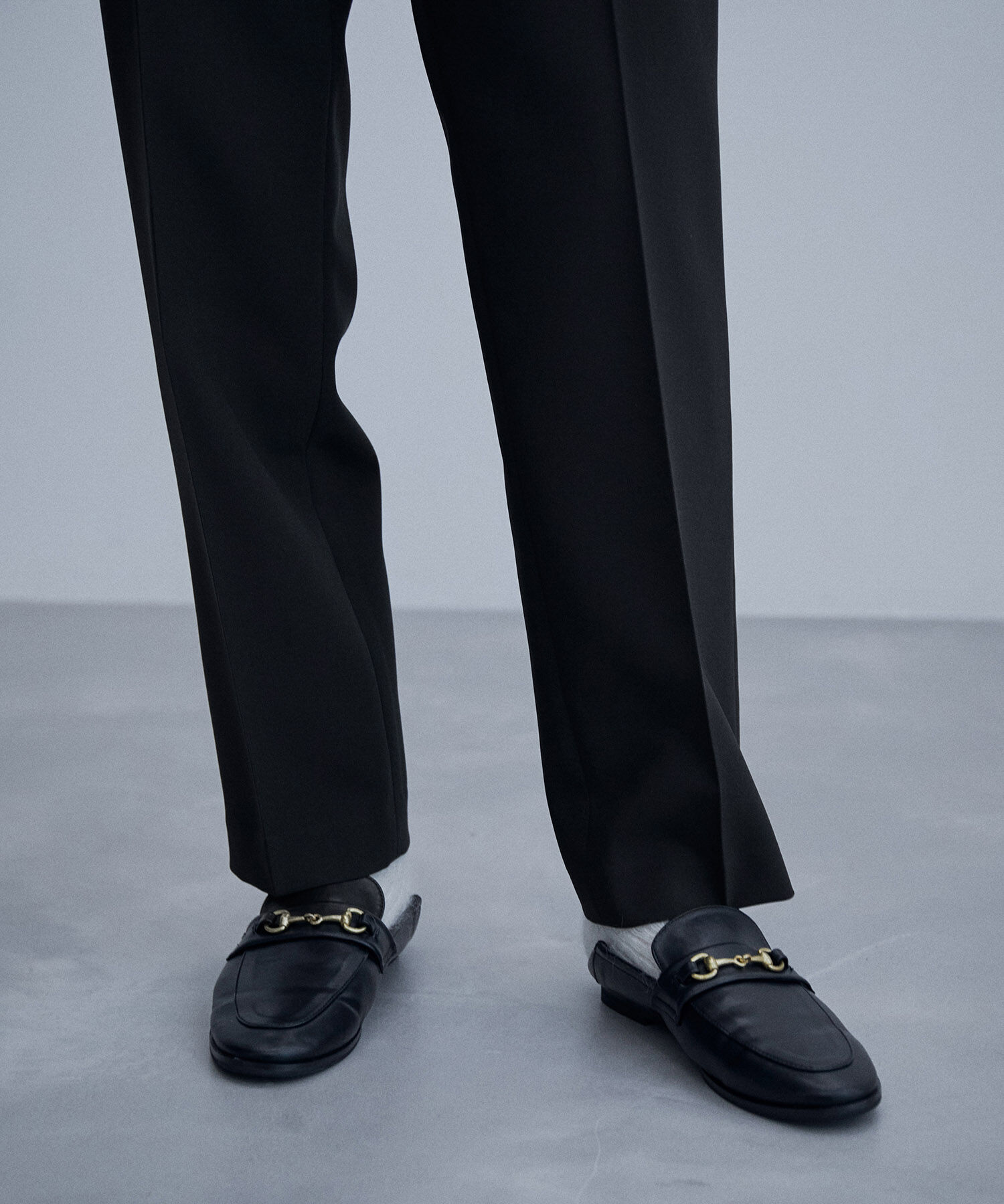 ADAM ET ROPE'「【サステナブル】スリムスラックス」|スラックス|