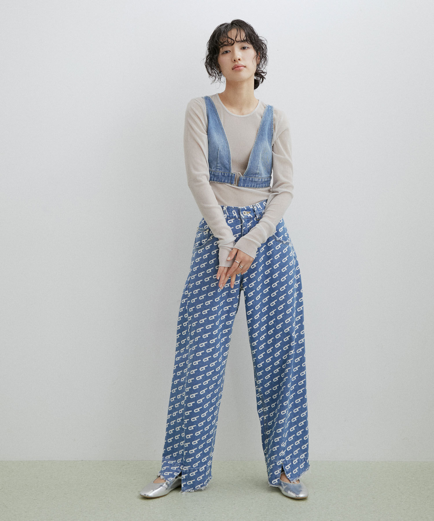 ADAM ET ROPE'「【サステナブル】デニムブラ」|その他|