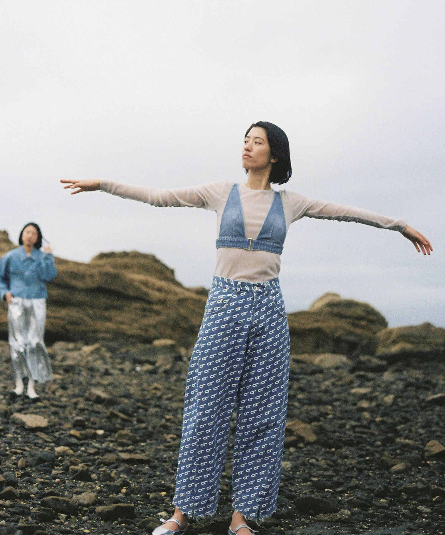 ADAM ET ROPE'「【サステナブル】デニムブラ」|その他|