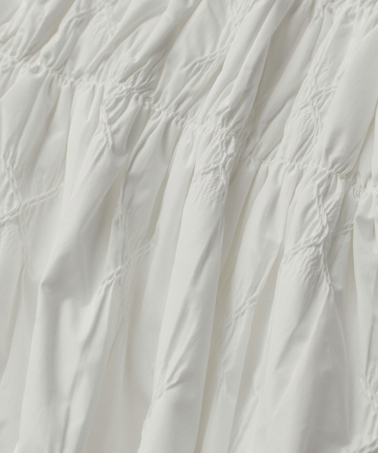 ADAM ET ROPE'「スモッキングジャガードタフタスカート」|スカート|