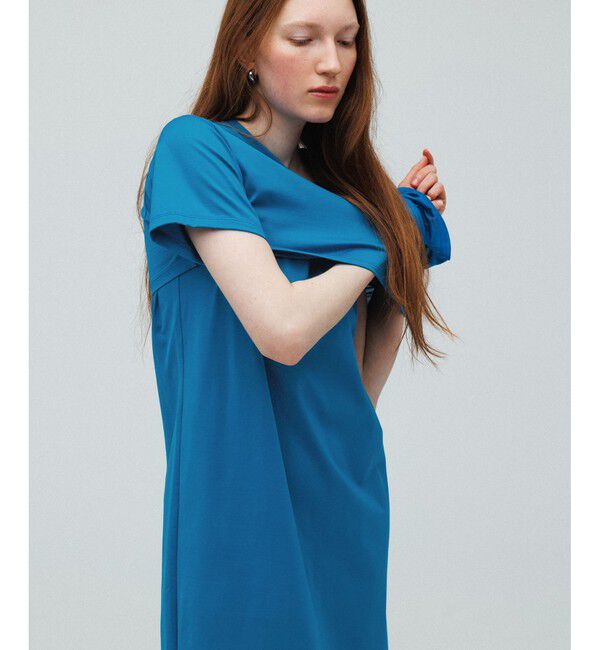 ADAM ET ROPE'「セットジャージーワンピース」|ワンピース|ブルー系(45)