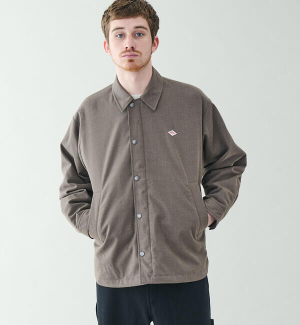DANTON「DANTON | 中綿 コーチジャケット MEN」|その他|GREIGE