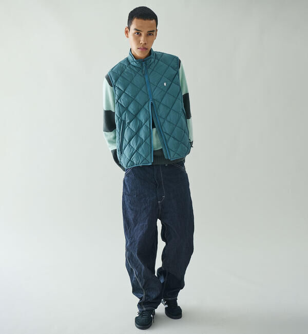 GYMPHLEX「Gymphlex | ナイロンタフタ スタンドカラーダウンベスト MEN」|その他|