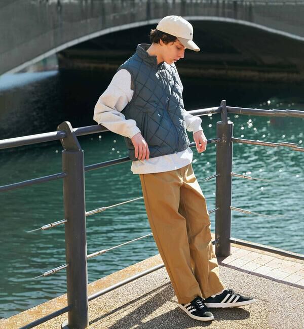 GYMPHLEX「Gymphlex | ナイロンタフタ スタンドカラーダウンベスト MEN」|その他|