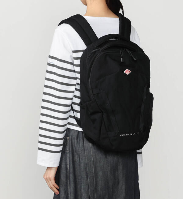 DANTON「DANTON | コーデュラナイロン バックパック CORNEILLE 18 UNISEX」|リュック|BLACK