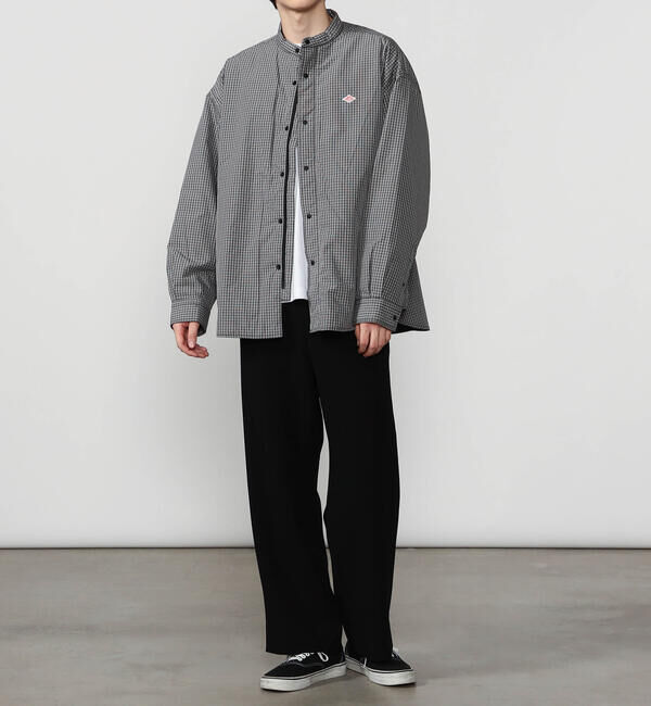 DANTON「DANTON | タイプライター 中綿シャツジャケット CHECK MEN」|ダウン|