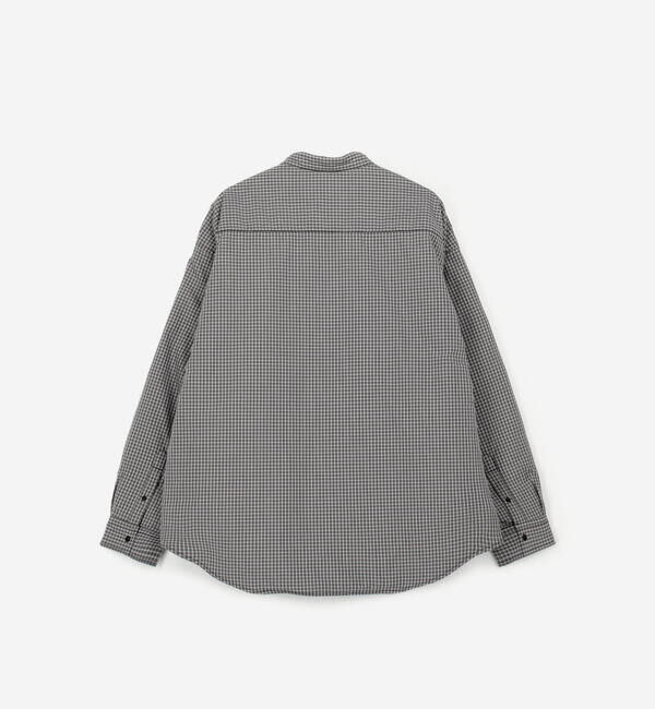 DANTON「DANTON | タイプライター 中綿シャツジャケット CHECK MEN」|ダウン|