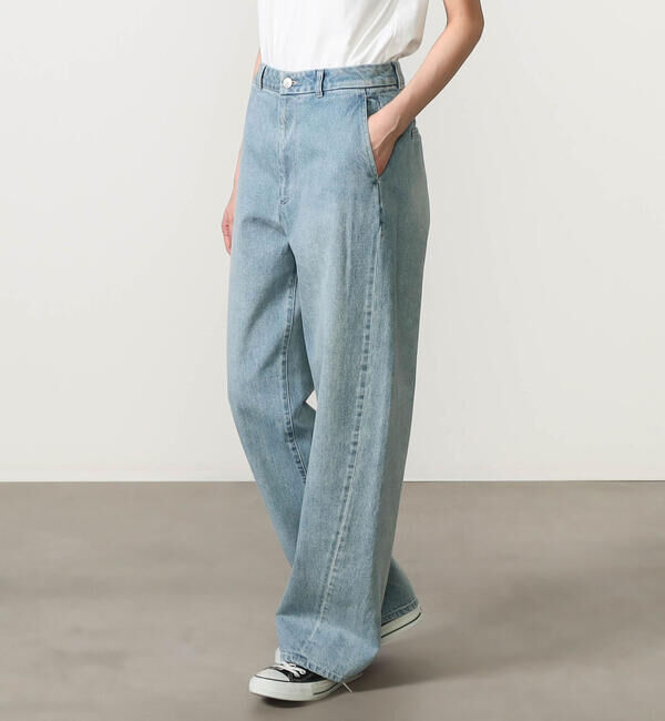 ORCIVAL「ORCIVAL | コットンドライツイル ワイドカーブパンツ WOMEN」|デニム|