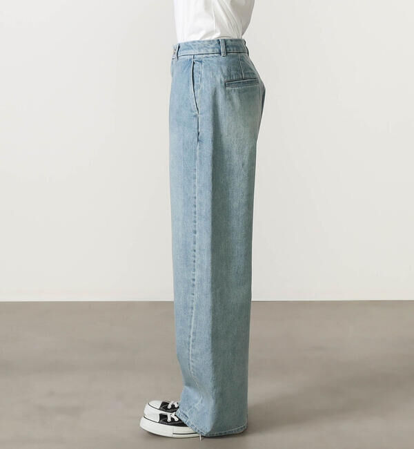 ORCIVAL「ORCIVAL | コットンドライツイル ワイドカーブパンツ WOMEN」|デニム|