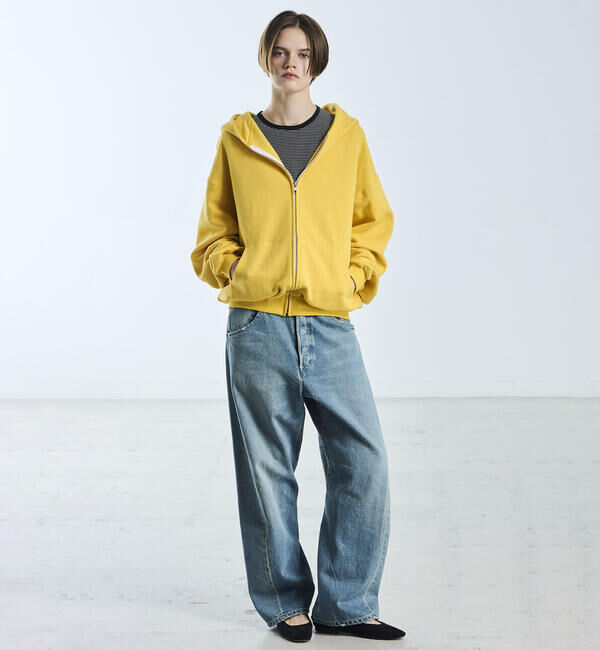  「SOPHIE TALKS ABOUT THE WEATHER | コットン ジップパーカー WOMEN」|パーカー|