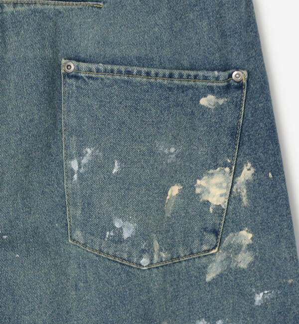  「SOPHIE TALKS ABOUT THE WEATHER | ダメージ バックシンチ デニムパンツ WOMEN」|デニム|