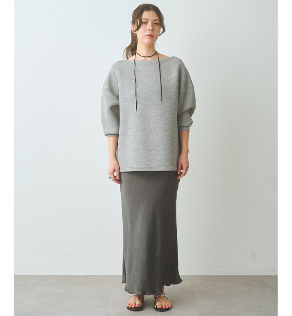  「オフショルダンボールプルオーバー」|Tシャツ・カットソー|