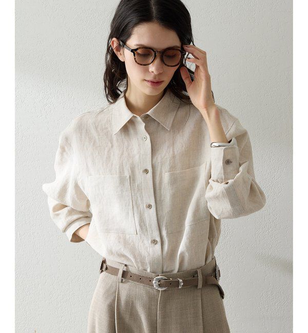  「リネンシャツ」|シャツ・ブラウス|