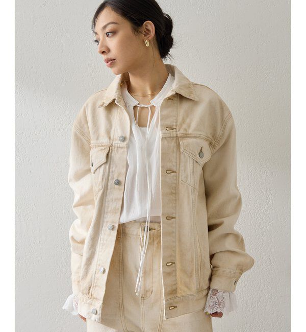  「サンフェードデニムGジャン」|デニムジャケット|