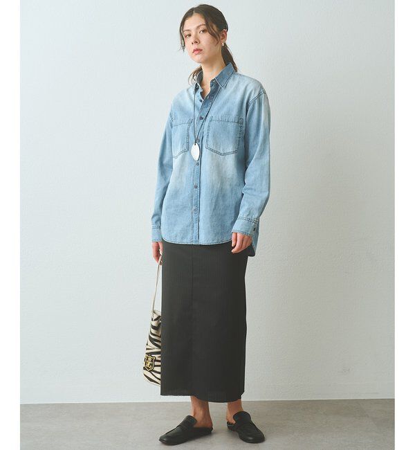  「Iラインスリットスカート」|スカート|