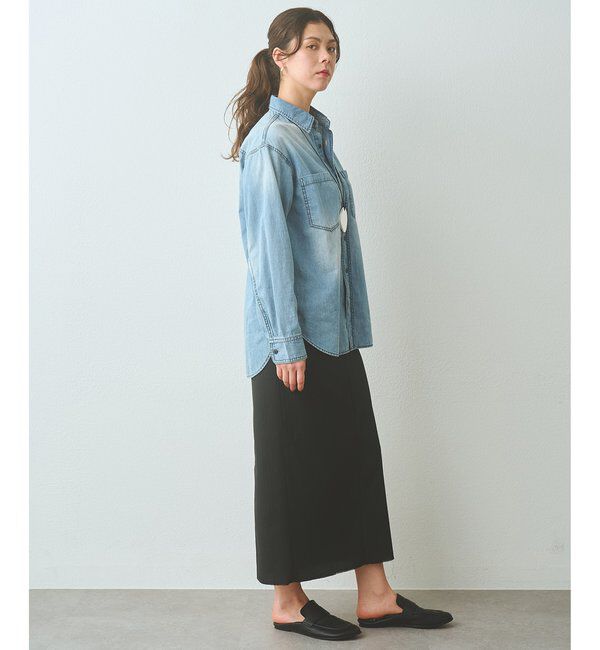  「Iラインスリットスカート」|スカート|