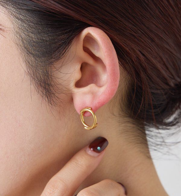  「【PAPILLONNER/パピヨネ】サークルリングピアス/セレモニー」|リング|