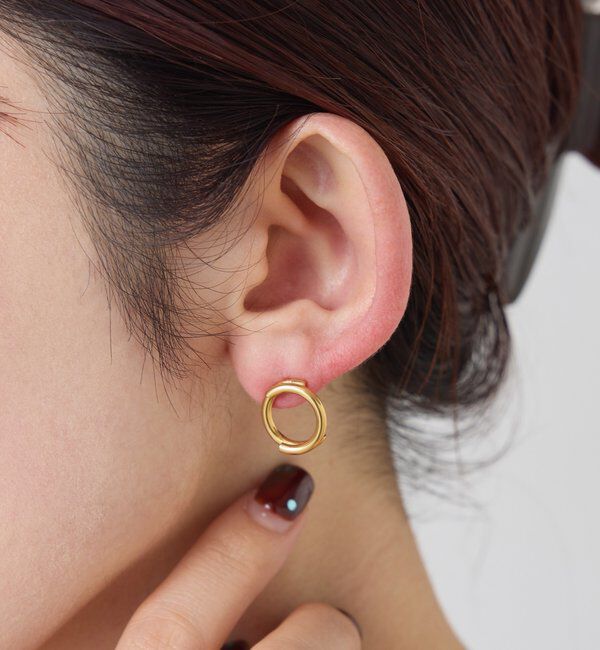  「【PAPILLONNER/パピヨネ】サークルリングピアス/セレモニー」|リング|