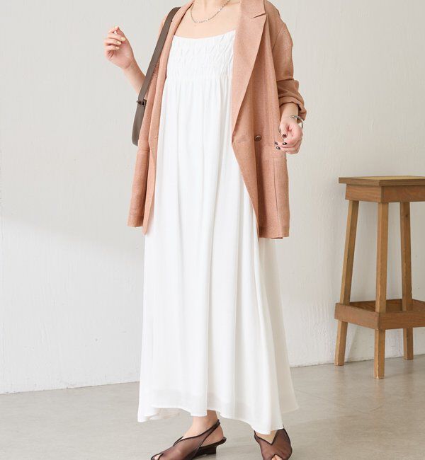  「	ダイヤタックキャミワンピース」|ワンピース|