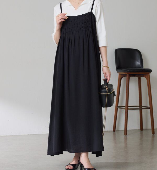  「	ダイヤタックキャミワンピース」|ワンピース|