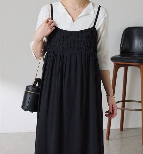  「	ダイヤタックキャミワンピース」|ワンピース|