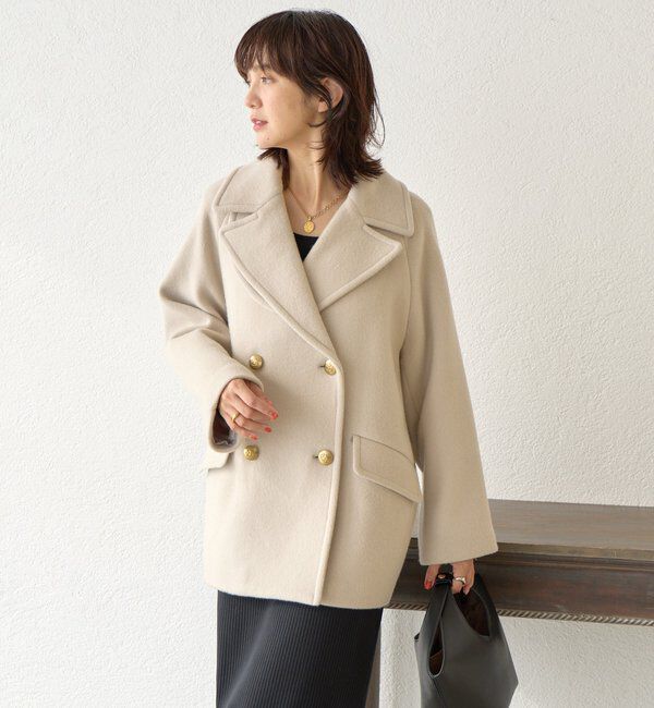  「【リバイバル/新色追加】ラグランPコート」|ピーコート|