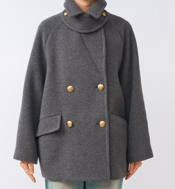  「【リバイバル/新色追加】ラグランPコート」|ピーコート|