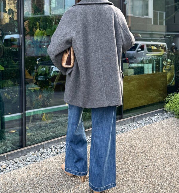  「【リバイバル/新色追加】ラグランPコート」|ピーコート|