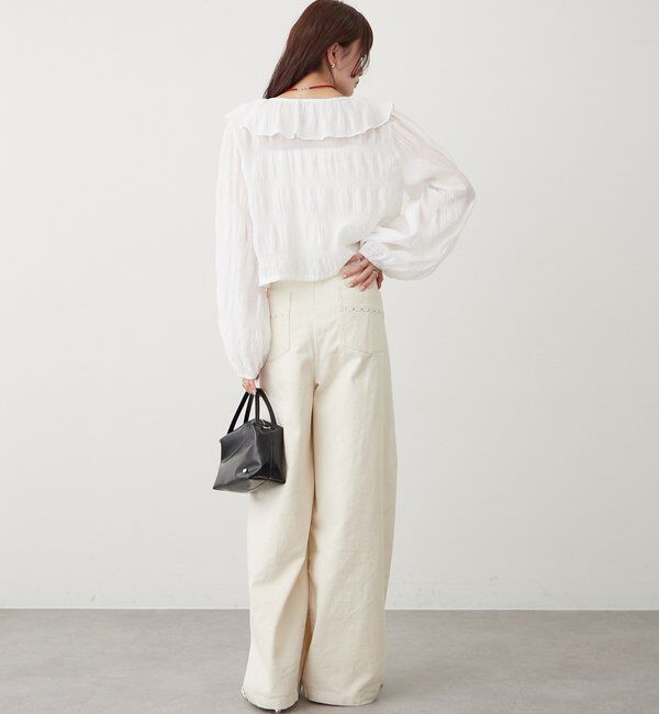  「フリルカシュクールブラウス」|シャツ・ブラウス|