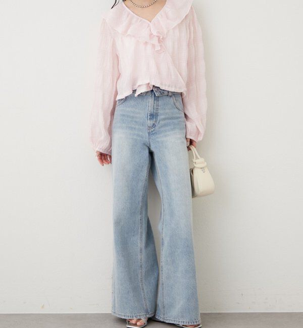  「フリルカシュクールブラウス」|シャツ・ブラウス|