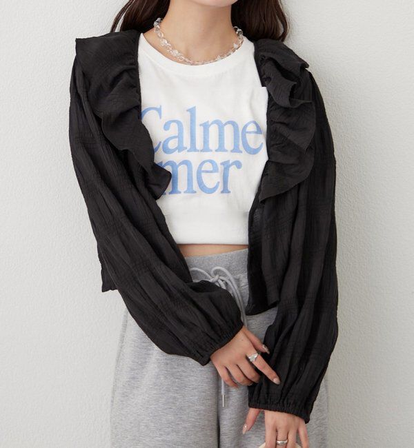  「フリルカシュクールブラウス」|シャツ・ブラウス|