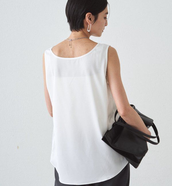 「サテンインナータンク」|シャツ・ブラウス|