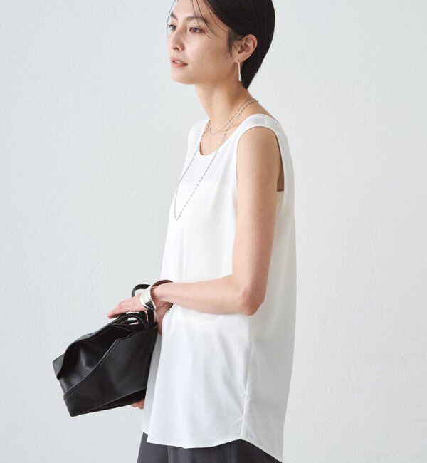  「サテンインナータンク」|シャツ・ブラウス|