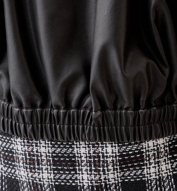  「【REVIVAL/WEB限定】フェイクレザーミドルルーズジャケット」|その他|