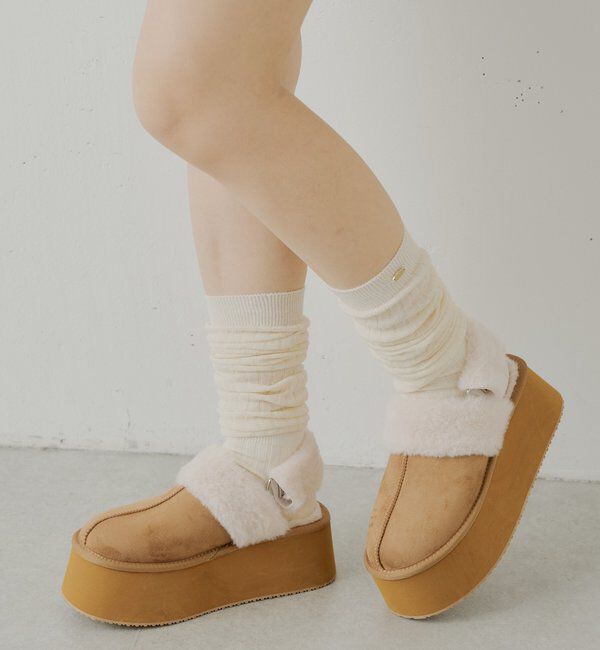  「2way厚底ムートンサボ」|その他|