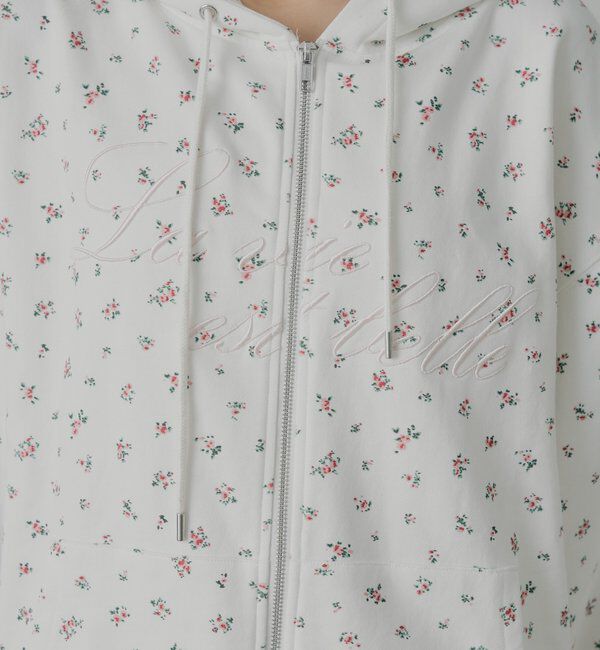  「花柄ルーズパーカー」|パーカー|