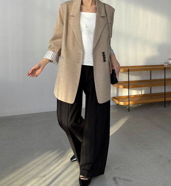  「〈C.L〉ヴィンテージサテンレースキャミ」|シャツ・ブラウス|