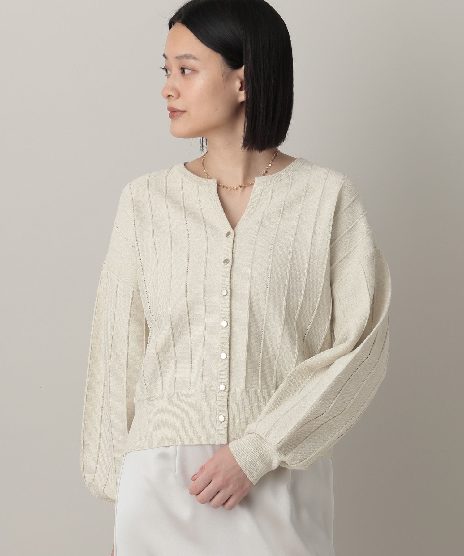 A part by 「アイレットアミショートカーディガン」|ニット・セーター|