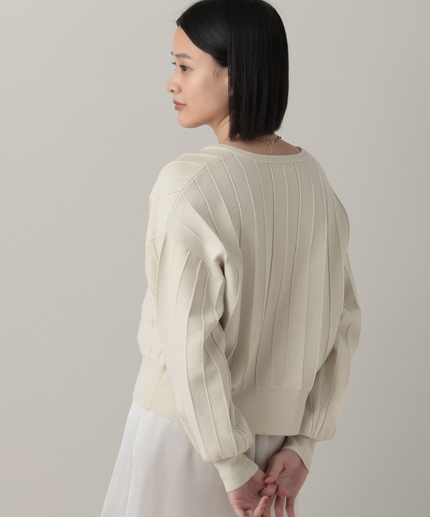 A part by 「アイレットアミショートカーディガン」|ニット・セーター|