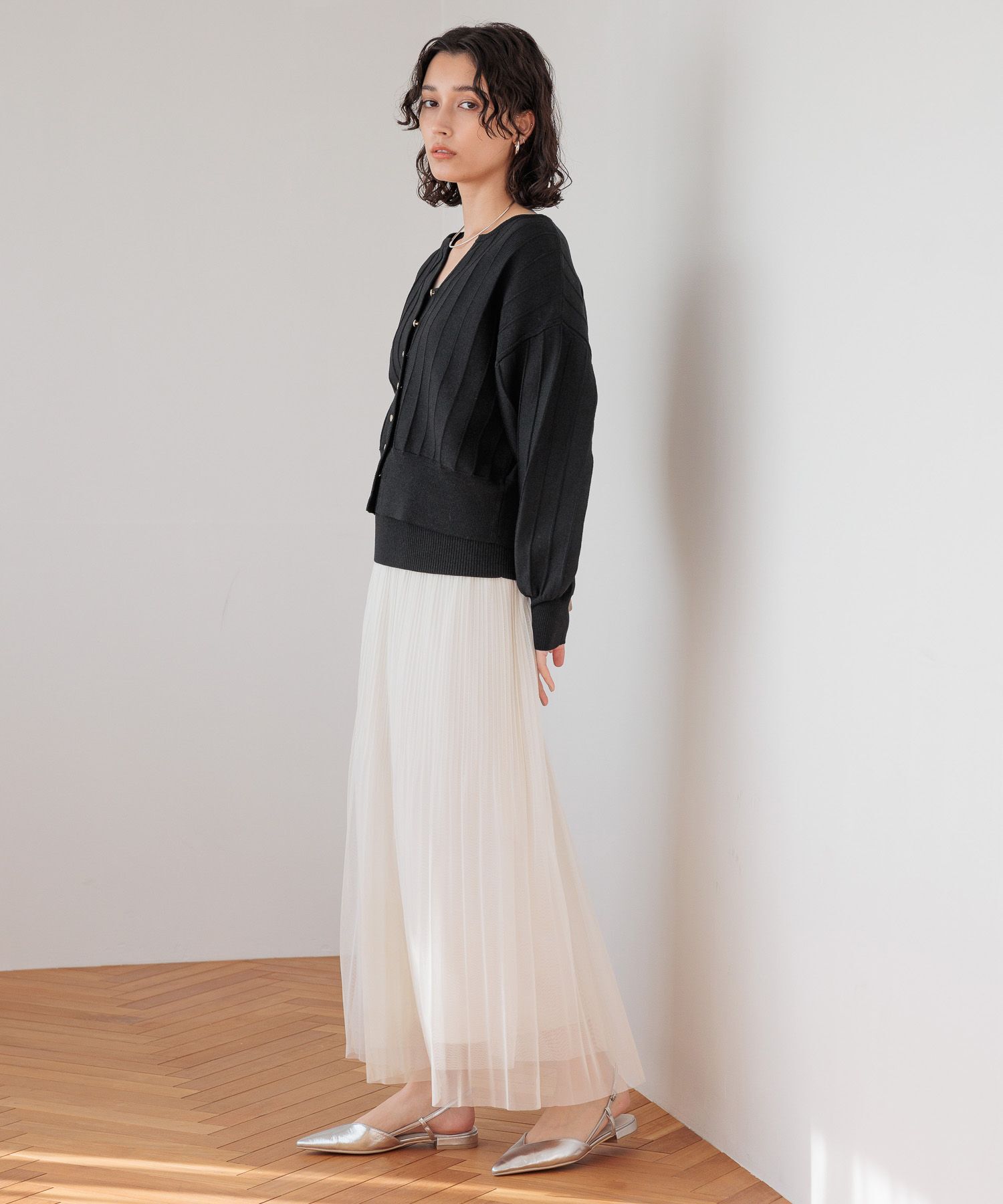 A part by 「アイレットアミショートカーディガン」|ニット・セーター|