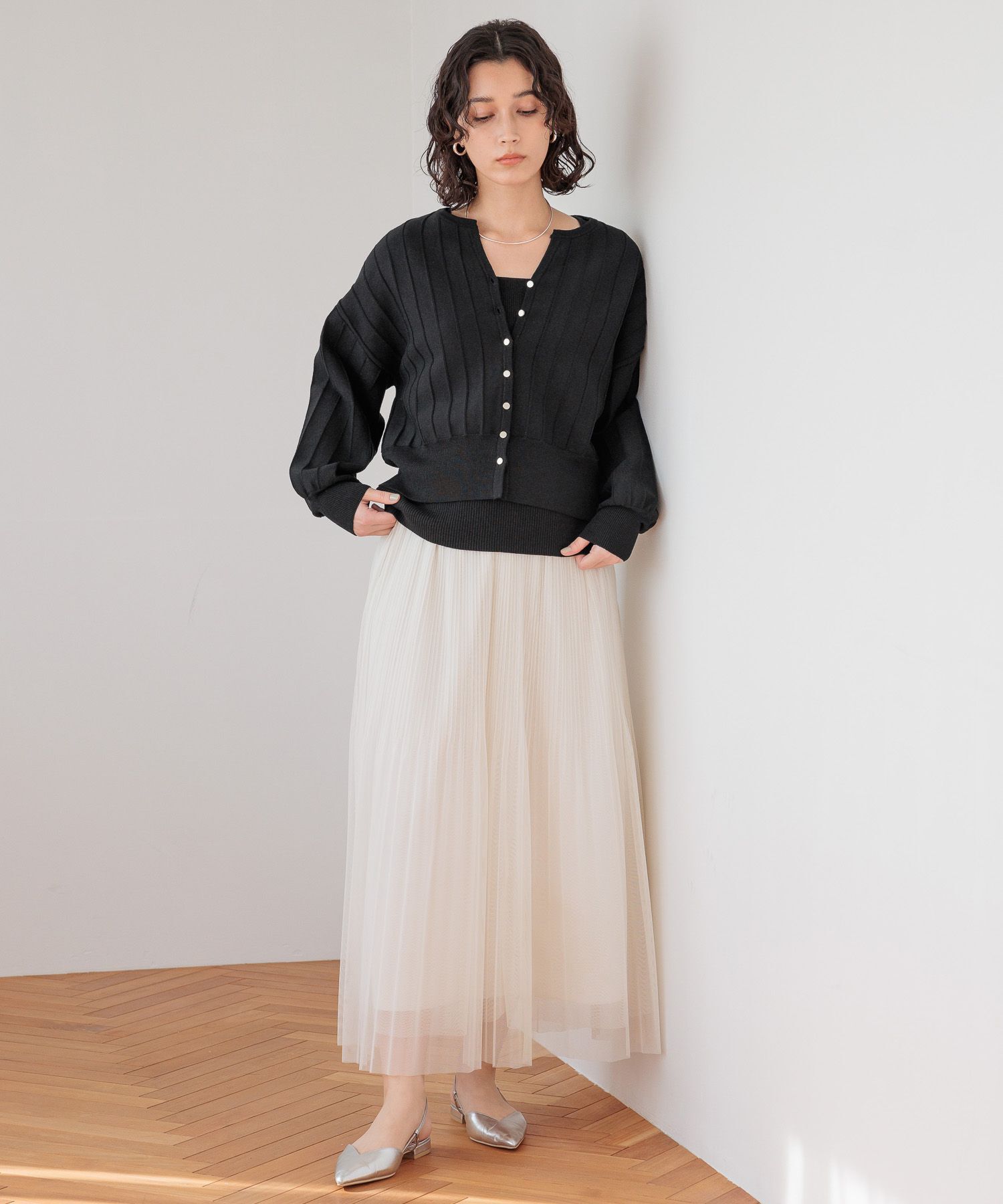 A part by 「アイレットアミショートカーディガン」|ニット・セーター|