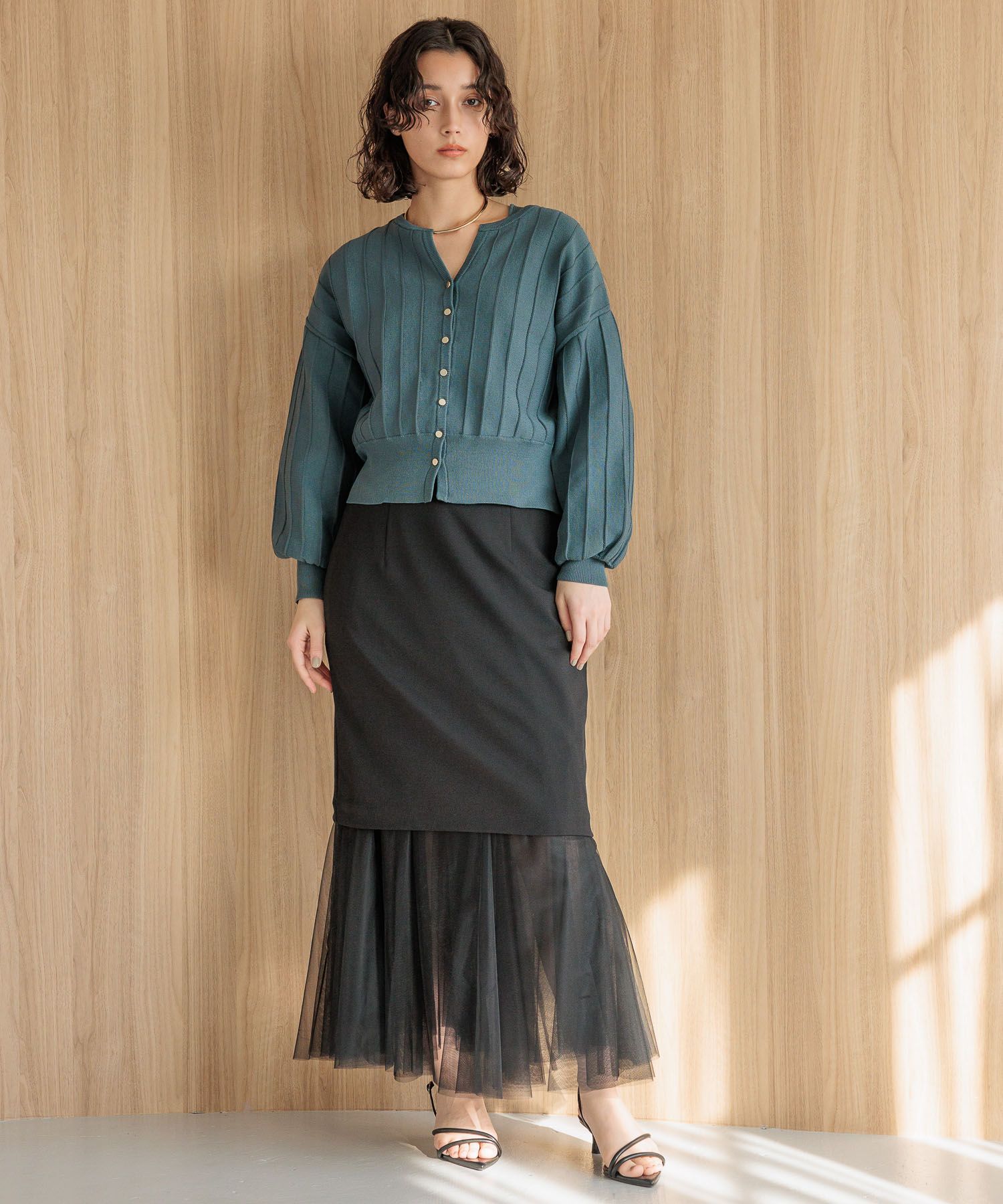 A part by 「アイレットアミショートカーディガン」|ニット・セーター|